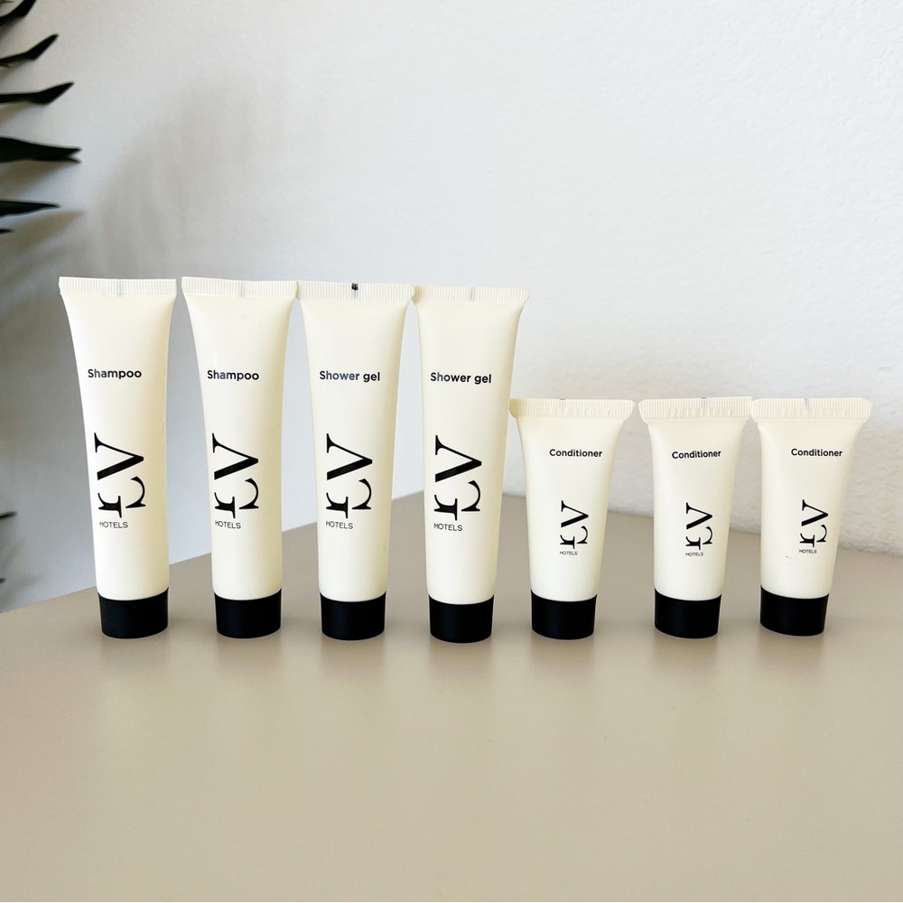 AG Hotels Italy Travel Set Shampoo + Conditioner + Body Wash